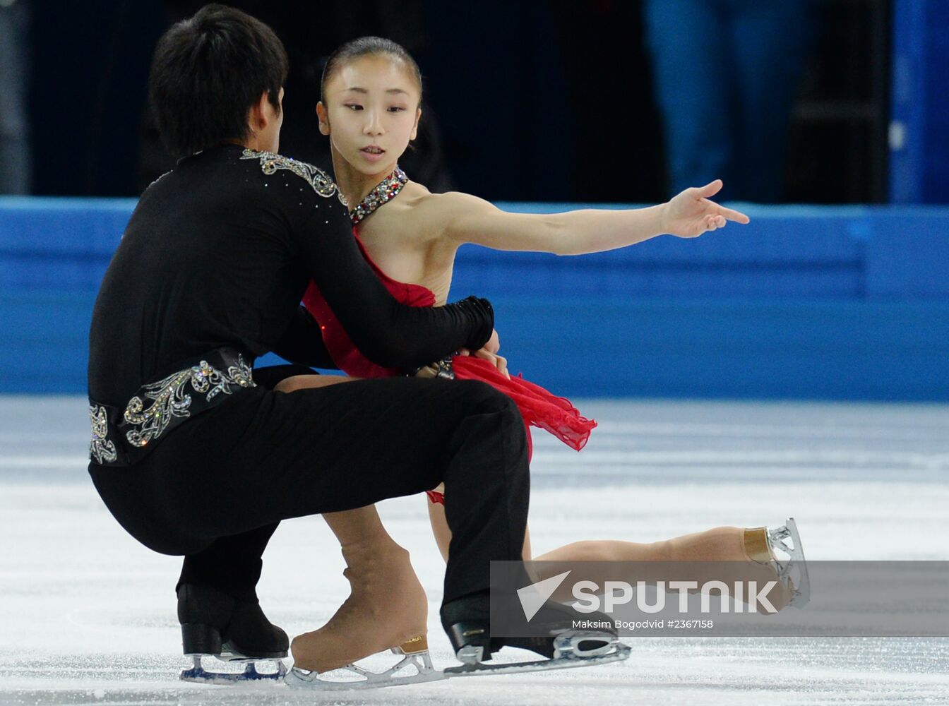 2014 Winter Olympics. Figure skating. Pairs. Short program