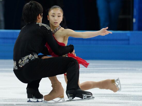 2014 Winter Olympics. Figure skating. Pairs. Short program