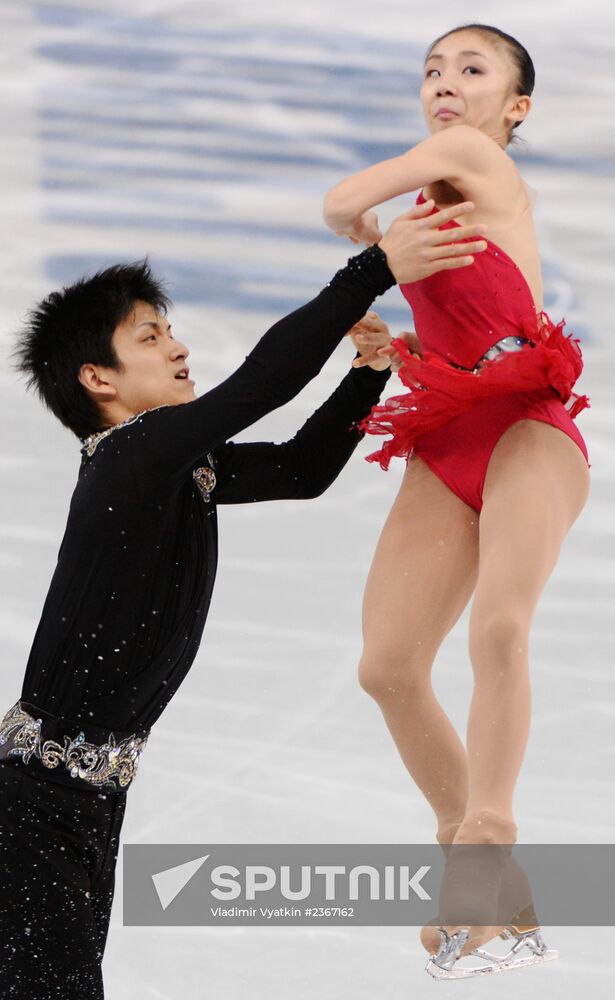 2014 Winter Olympics. Figure skating. Pairs. Short program