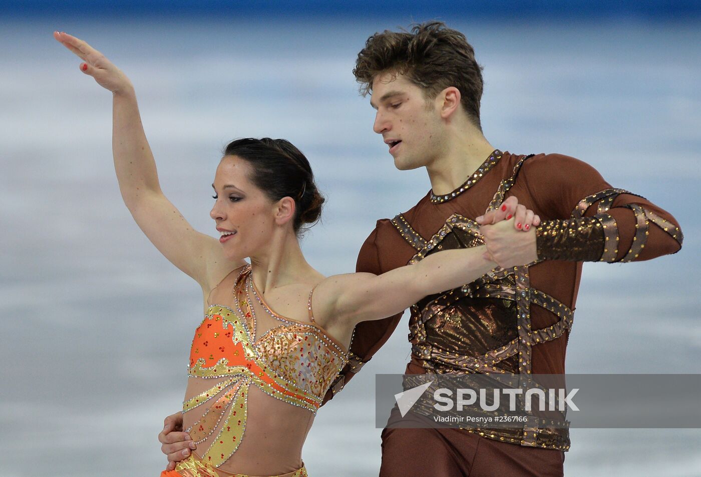 2014 Winter Olympics. Figure skating. Pairs. Short program