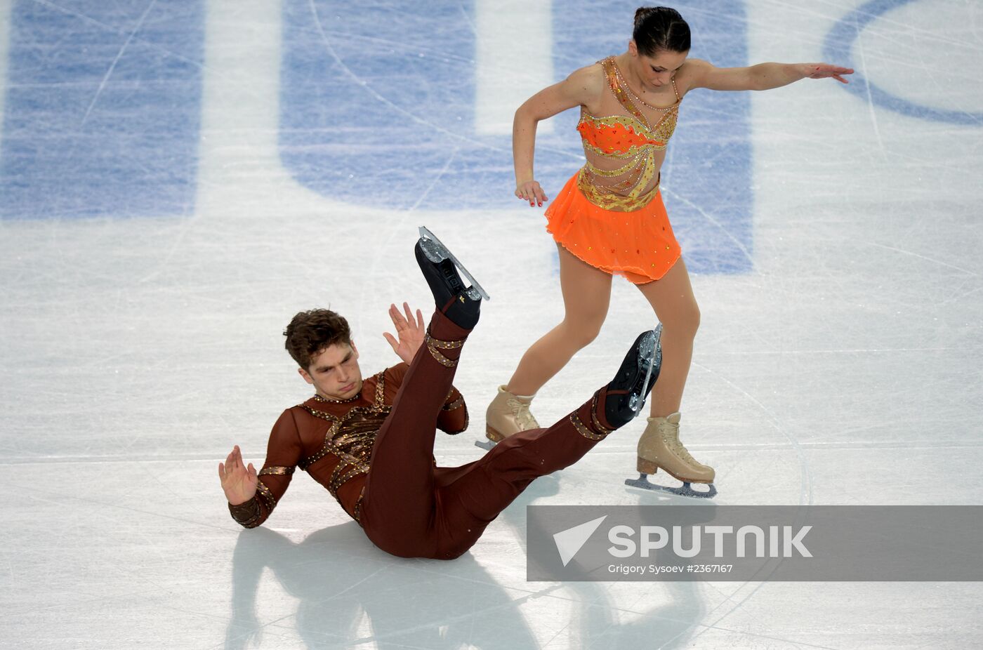 2014 Winter Olympics. Figure skating. Pairs. Short program