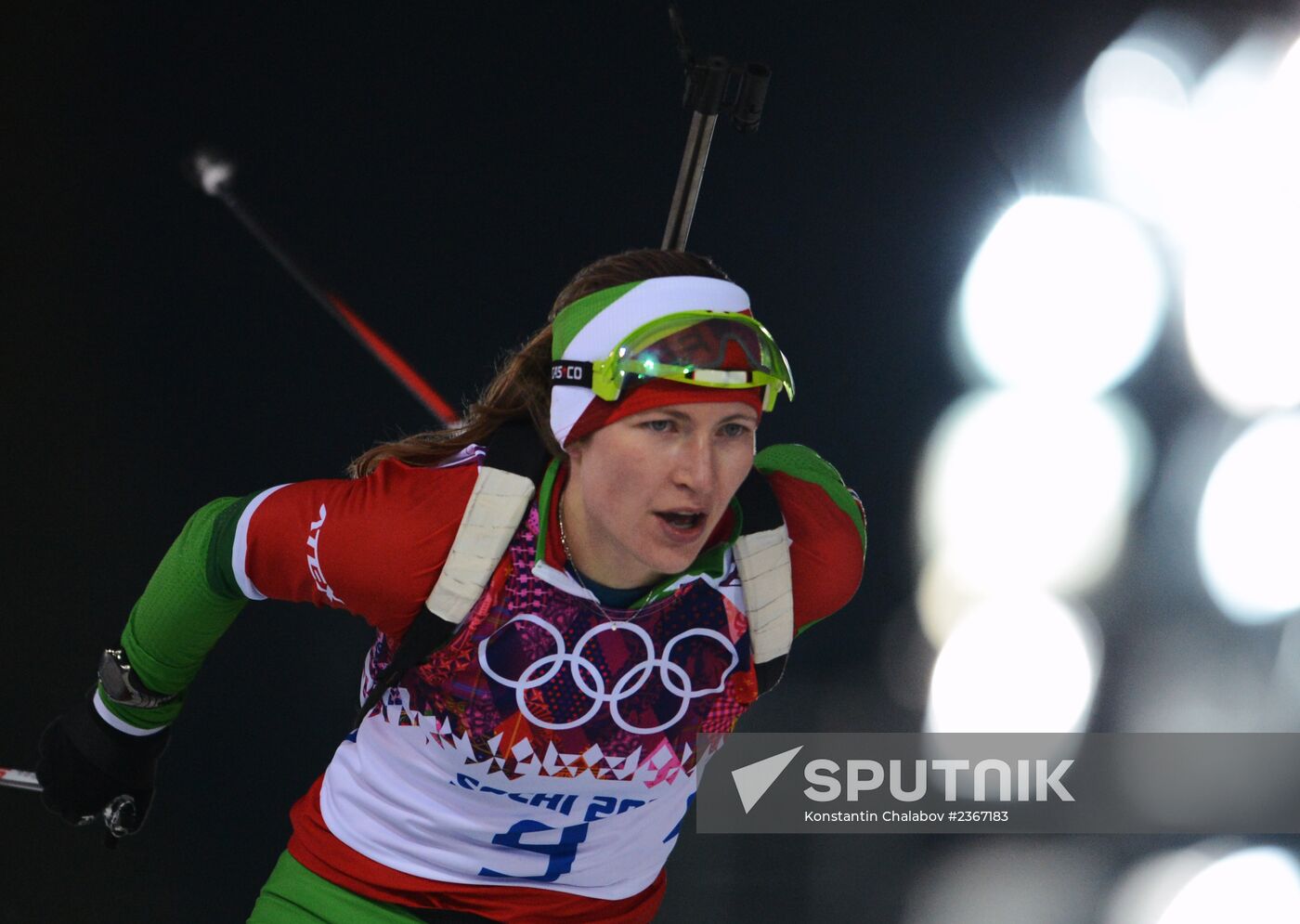 2014 Winter Olympics. Biathlon. Women. Pursuit race