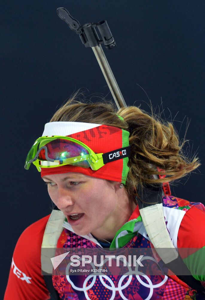 2014 Winter Olympics. Biathlon. Women. Pursuit race