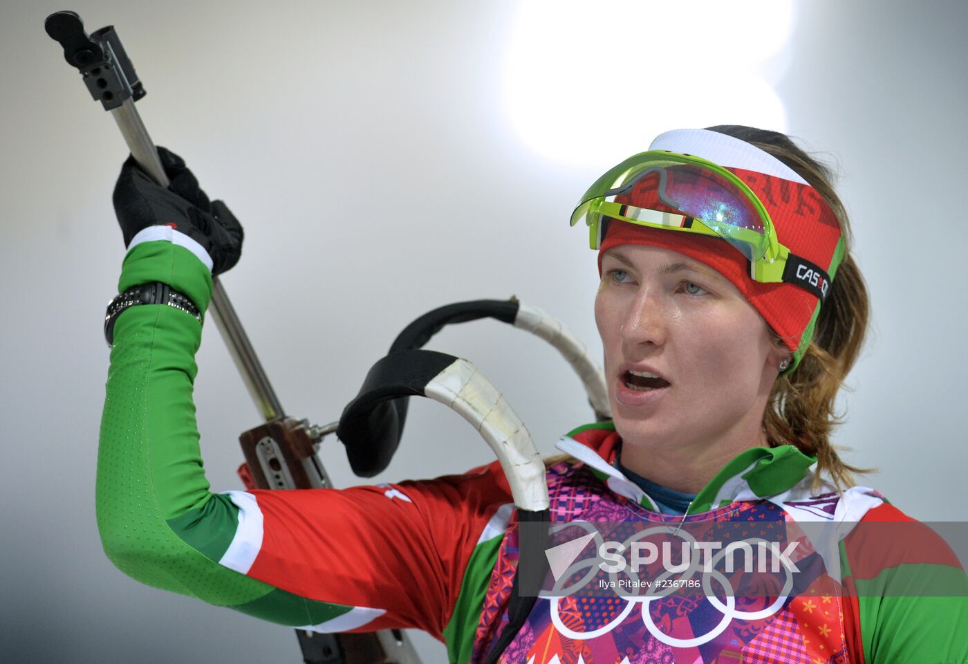 2014 Winter Olympics. Biathlon. Women. Pursuit race