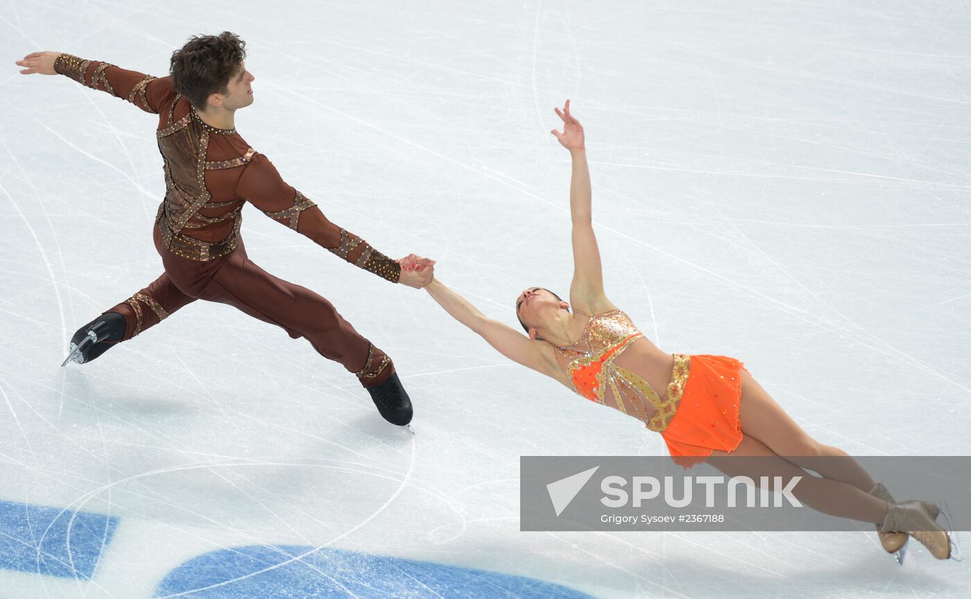 2014 Winter Olympics. Figure skating. Pairs. Short program