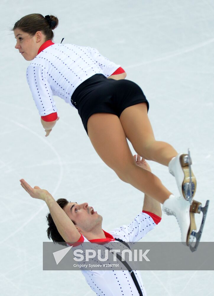 2014 Winter Olympics. Figure skating. Pairs. Short program