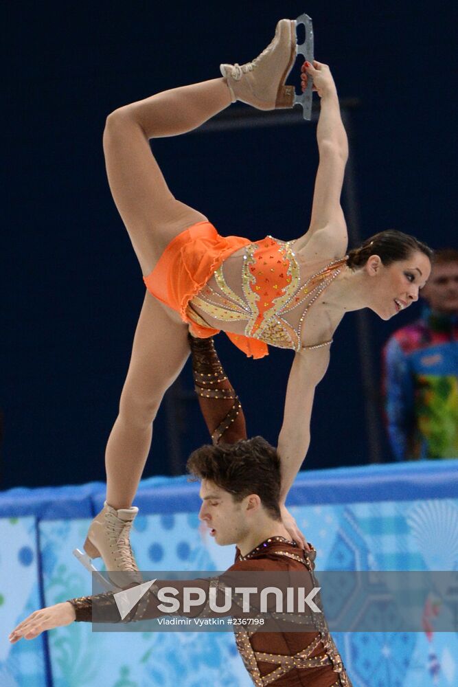 2014 Winter Olympics. Figure skating. Pairs. Short program