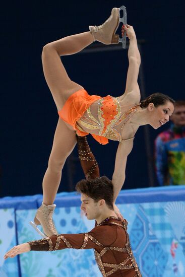 2014 Winter Olympics. Figure skating. Pairs. Short program