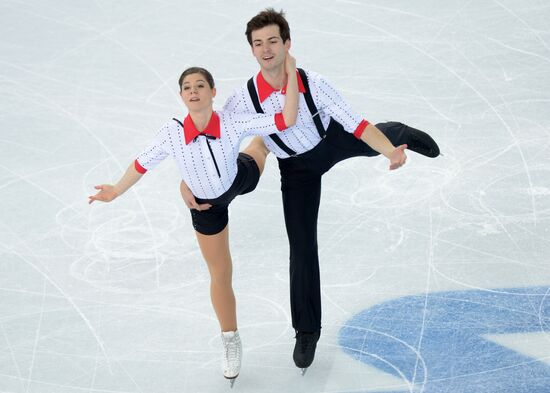 2014 Winter Olympics. Figure skating. Pairs. Short program