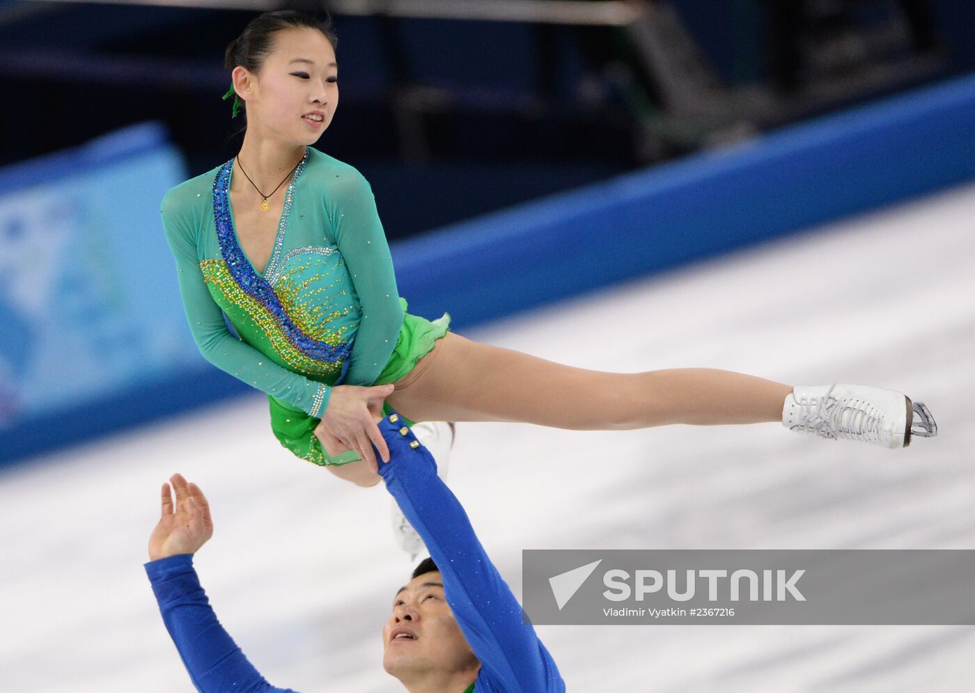 2014 Winter Olympics. Figure skating. Pairs. Short program