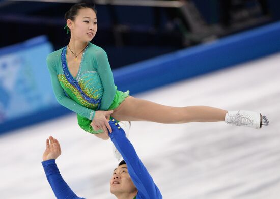 2014 Winter Olympics. Figure skating. Pairs. Short program
