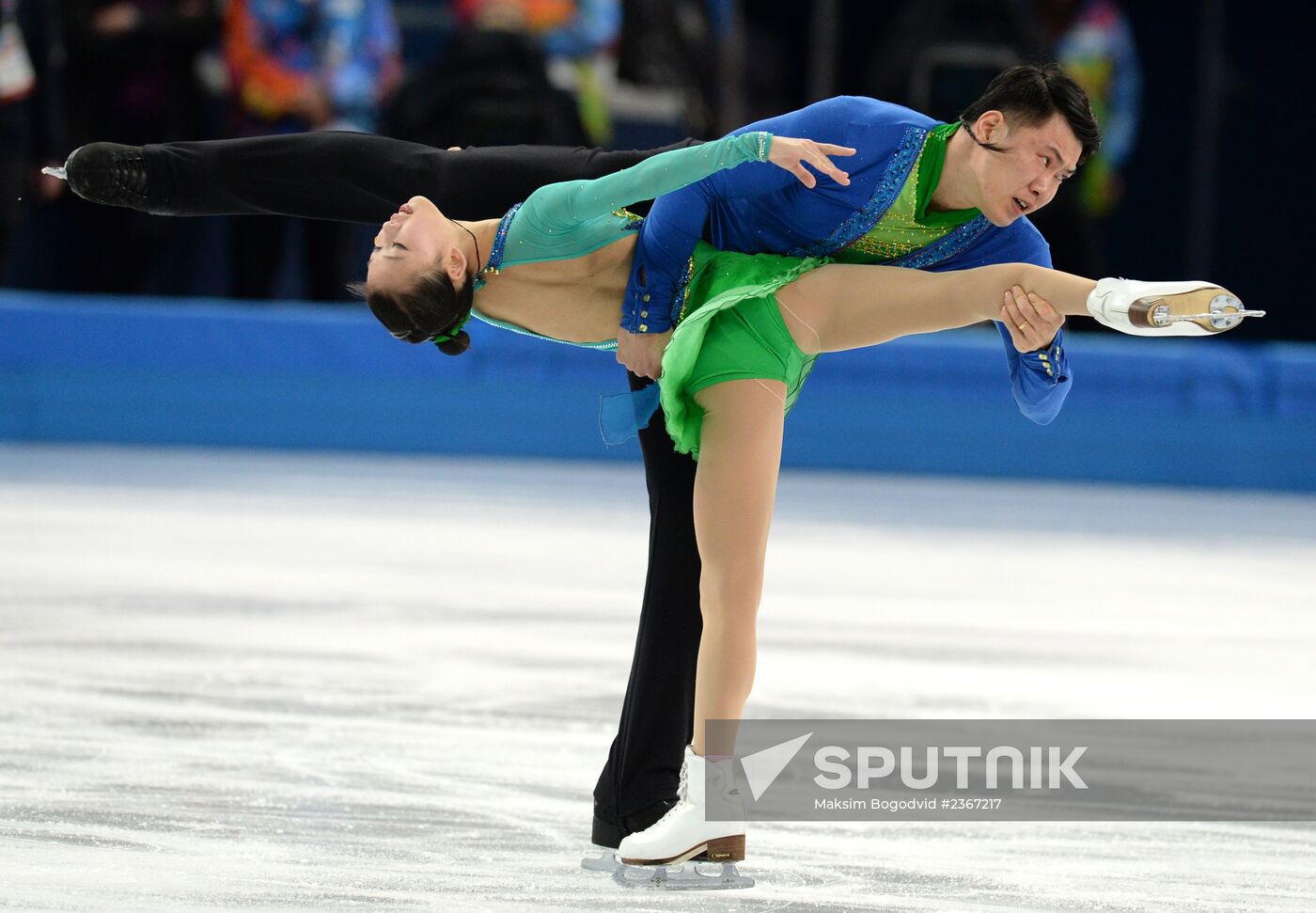 2014 Winter Olympics. Figure skating. Pairs. Short program