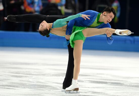 2014 Winter Olympics. Figure skating. Pairs. Short program