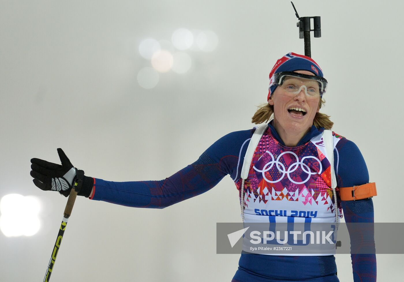 2014 Winter Olympics. Biathlon. Women. Pursuit race