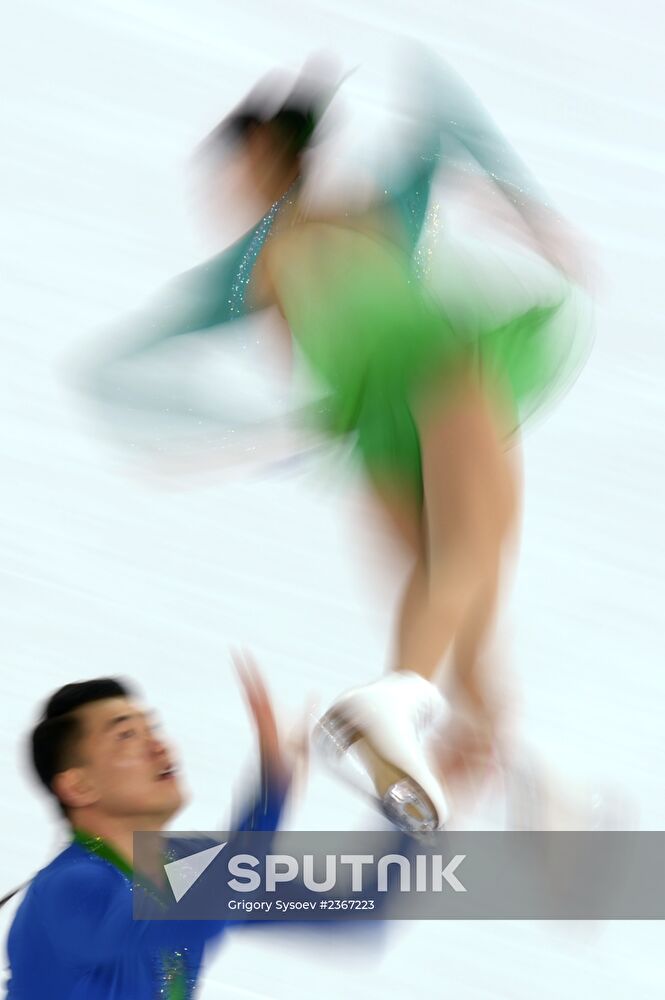 2014 Winter Olympics. Figure skating. Pairs. Short program