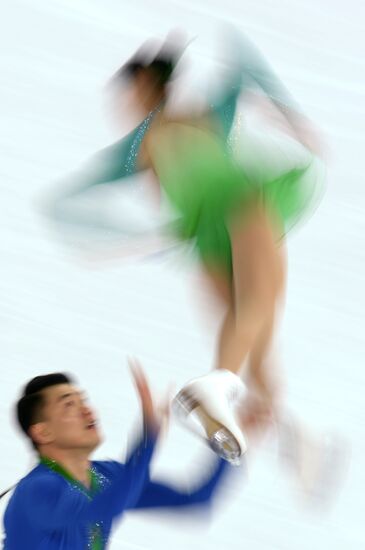 2014 Winter Olympics. Figure skating. Pairs. Short program