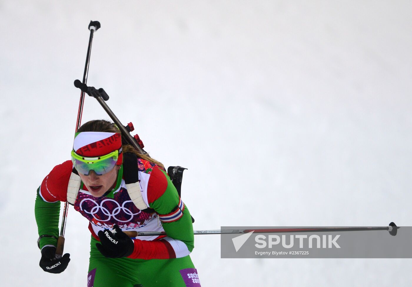 2014 Winter Olympics. Biathlon. Women. Pursuit race