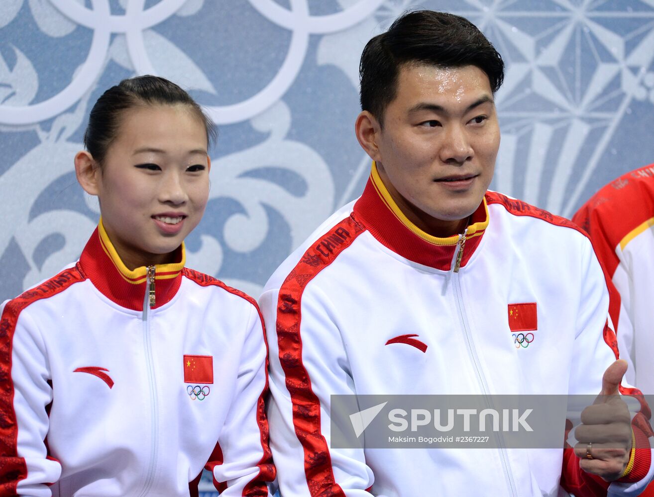 2014 Winter Olympics. Figure skating. Pairs. Short program