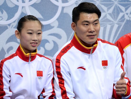 2014 Winter Olympics. Figure skating. Pairs. Short program