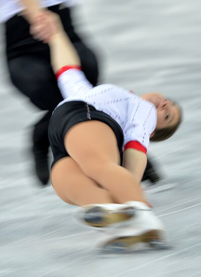 2014 Winter Olympics. Figure skating. Pairs. Short program