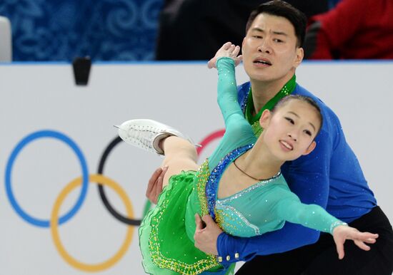 2014 Winter Olympics. Figure skating. Pairs. Short program