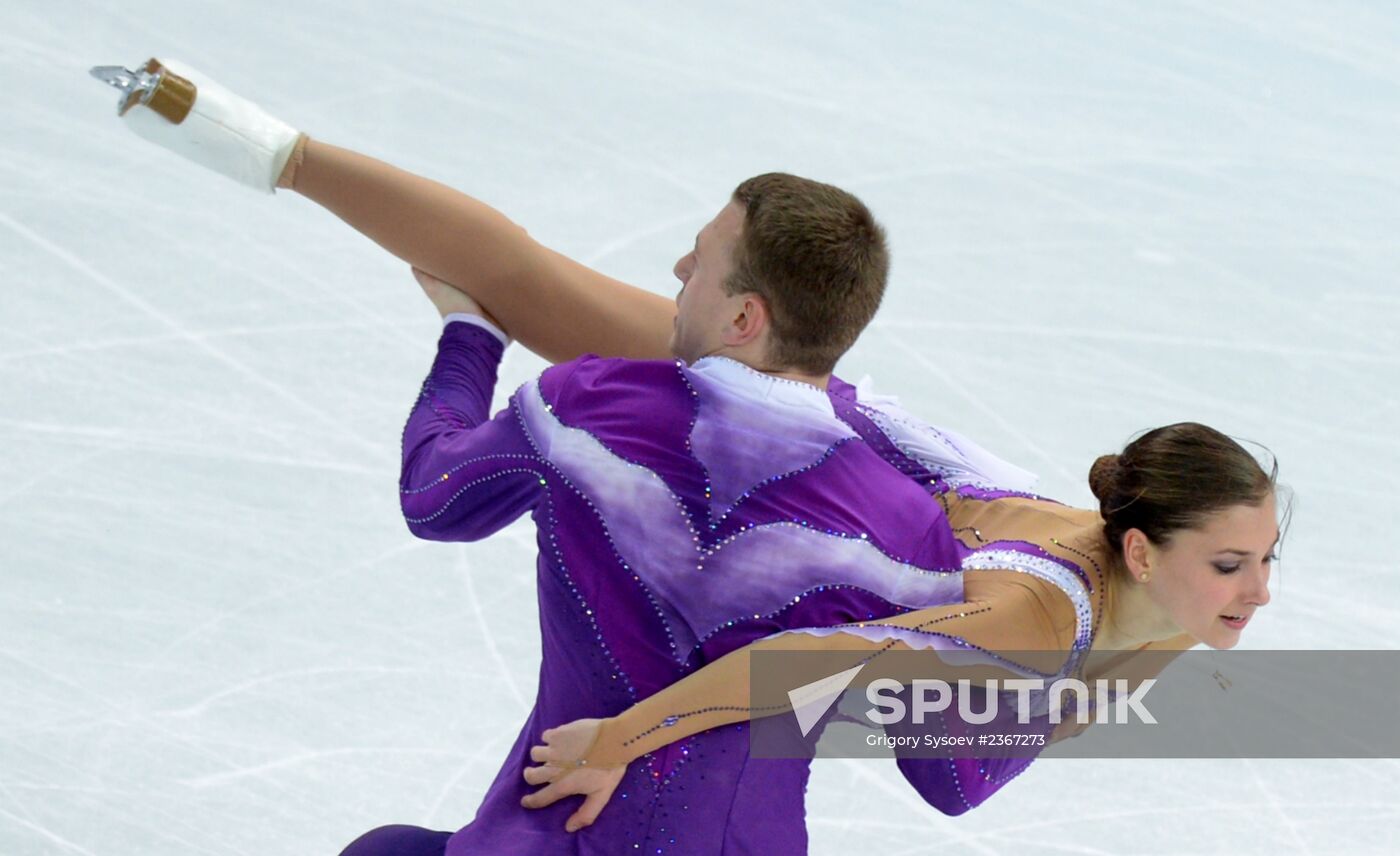 2014 Winter Olympics. Figure skating. Pairs. Short program