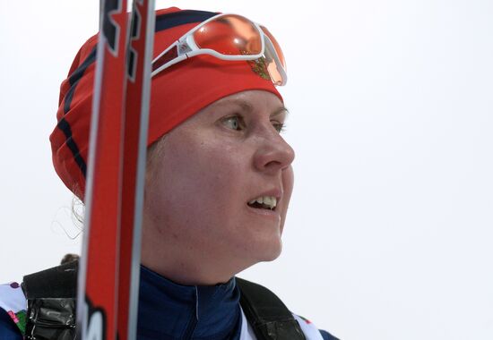 2014 Winter Olympics. Biathlon. Women. Pursuit race