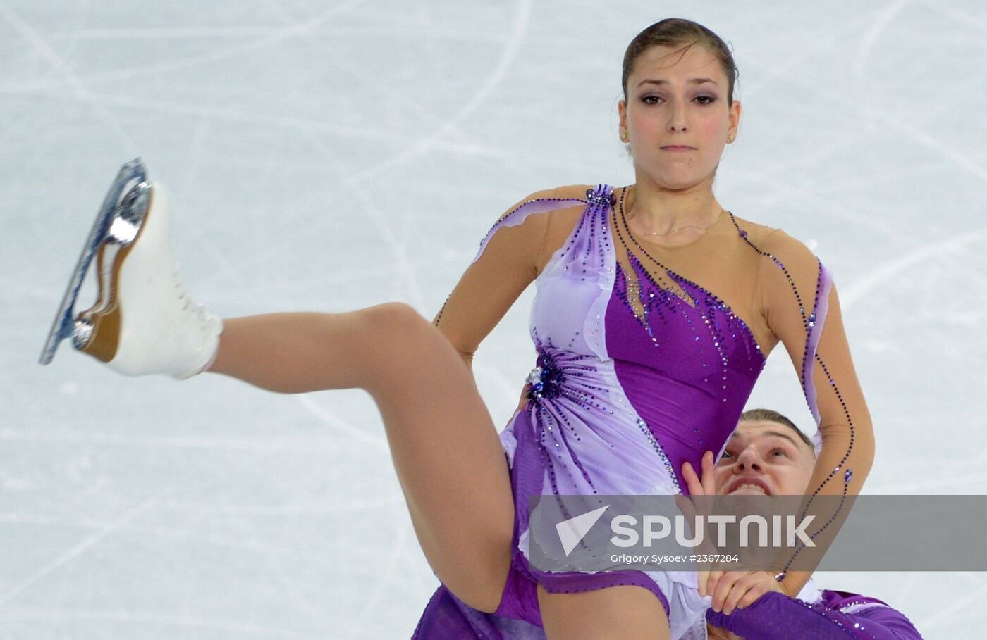 2014 Winter Olympics. Figure skating. Pairs. Short program