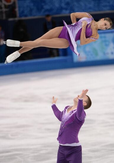 2014 Winter Olympics. Figure skating. Pairs. Short program