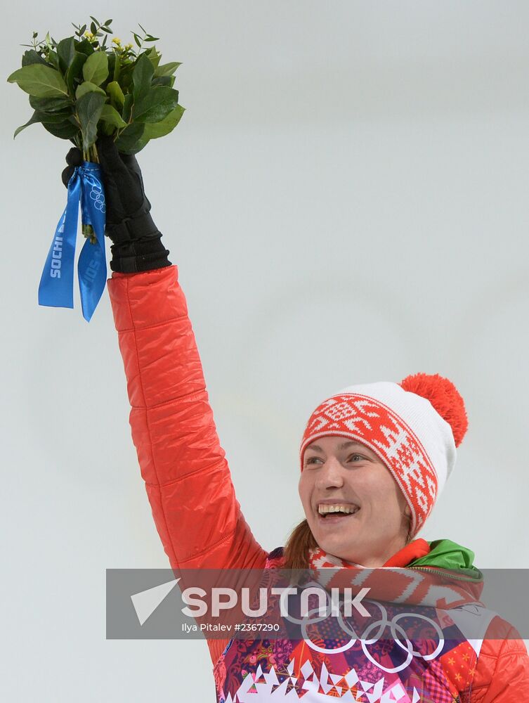 2014 Winter Olympics. Biathlon. Women. Pursuit race