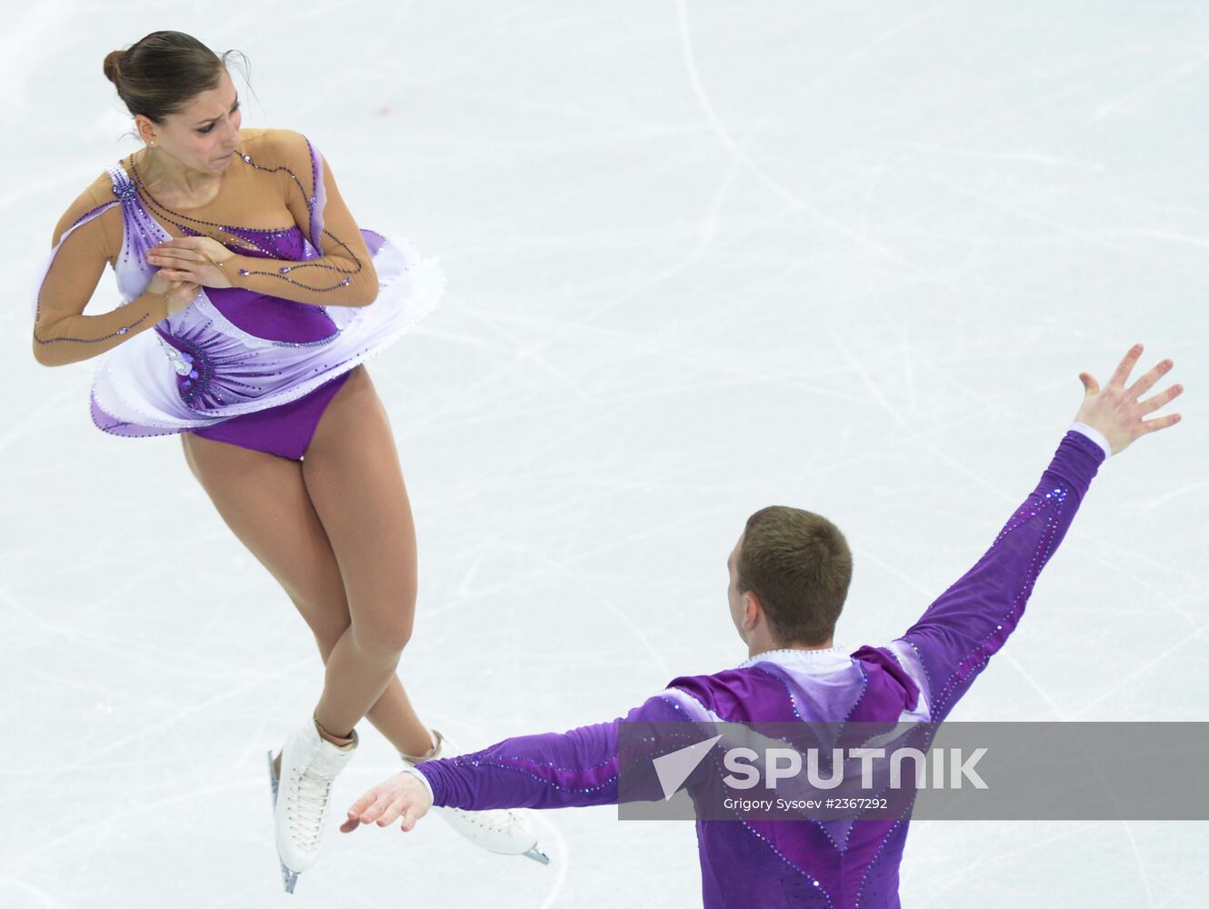 2014 Winter Olympics. Figure skating. Pairs. Short program