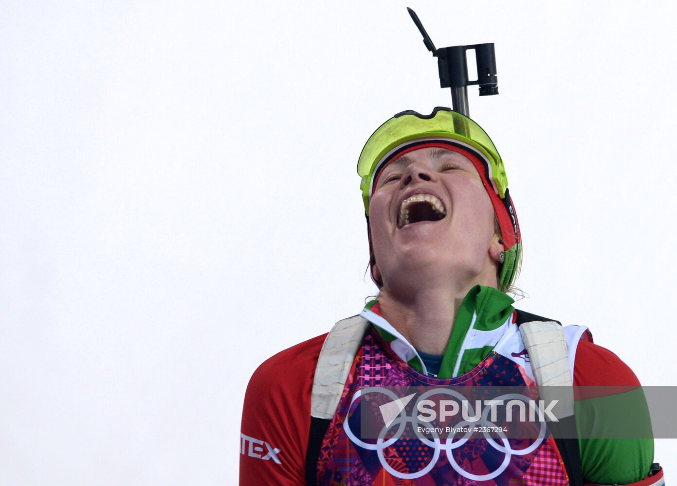 2014 Winter Olympics. Biathlon. Women. Pursuit race