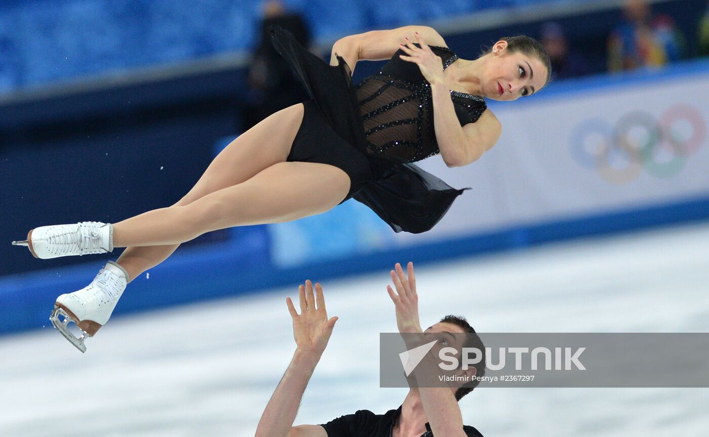 2014 Winter Olympics. Figure skating. Pairs. Short program