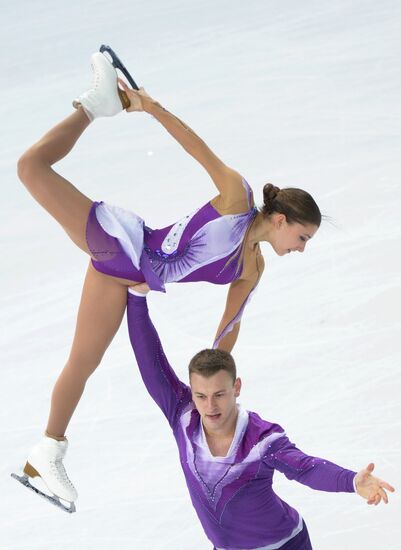 2014 Winter Olympics. Figure skating. Pairs. Short program