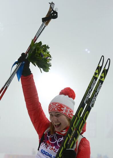 2014 Winter Olympics. Biathlon. Women. Pursuit race