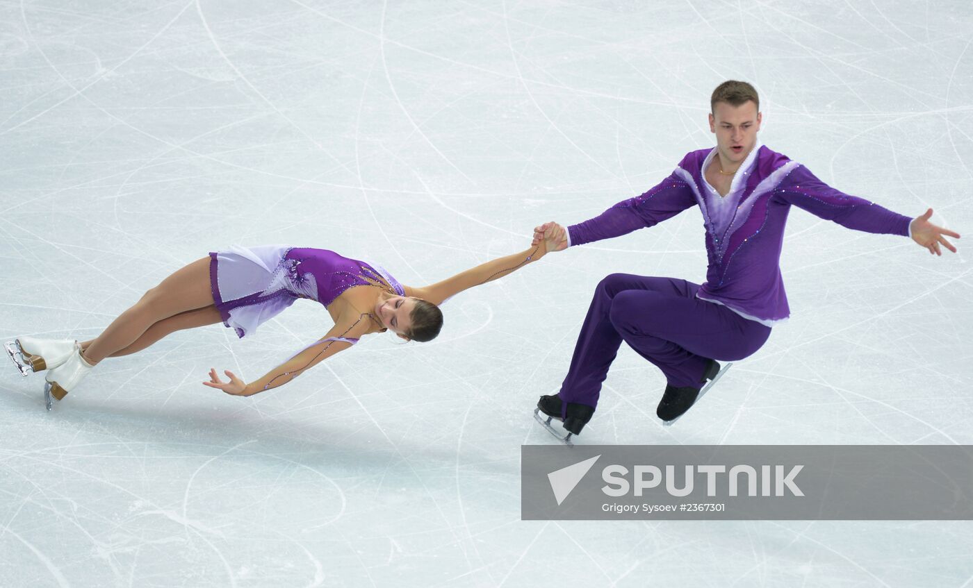 2014 Winter Olympics. Figure skating. Pairs. Short program