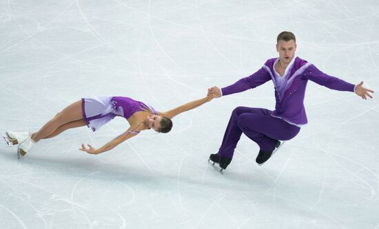 2014 Winter Olympics. Figure skating. Pairs. Short program