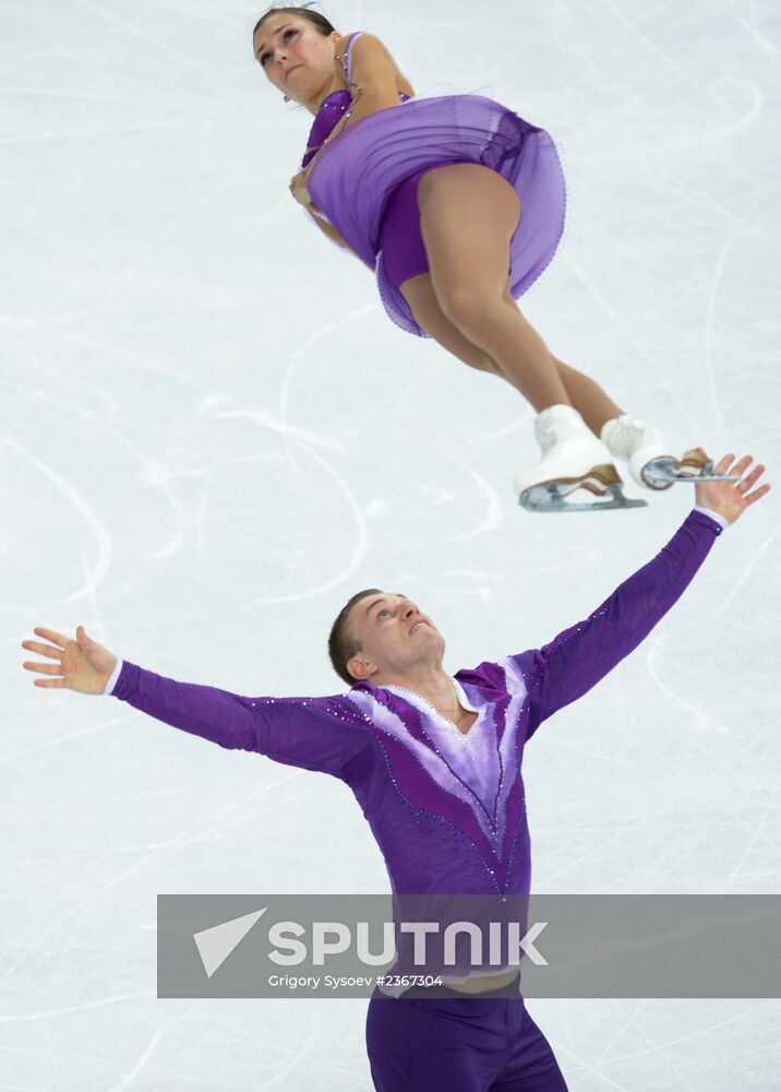 2014 Winter Olympics. Figure skating. Pairs. Short program