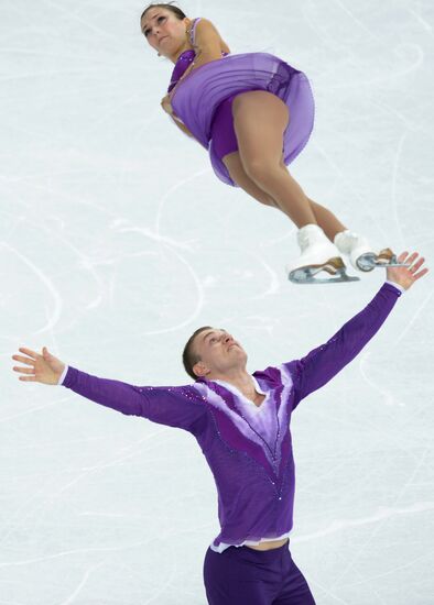 2014 Winter Olympics. Figure skating. Pairs. Short program