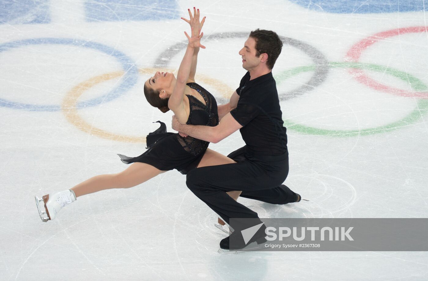 2014 Winter Olympics. Figure skating. Pairs. Short program