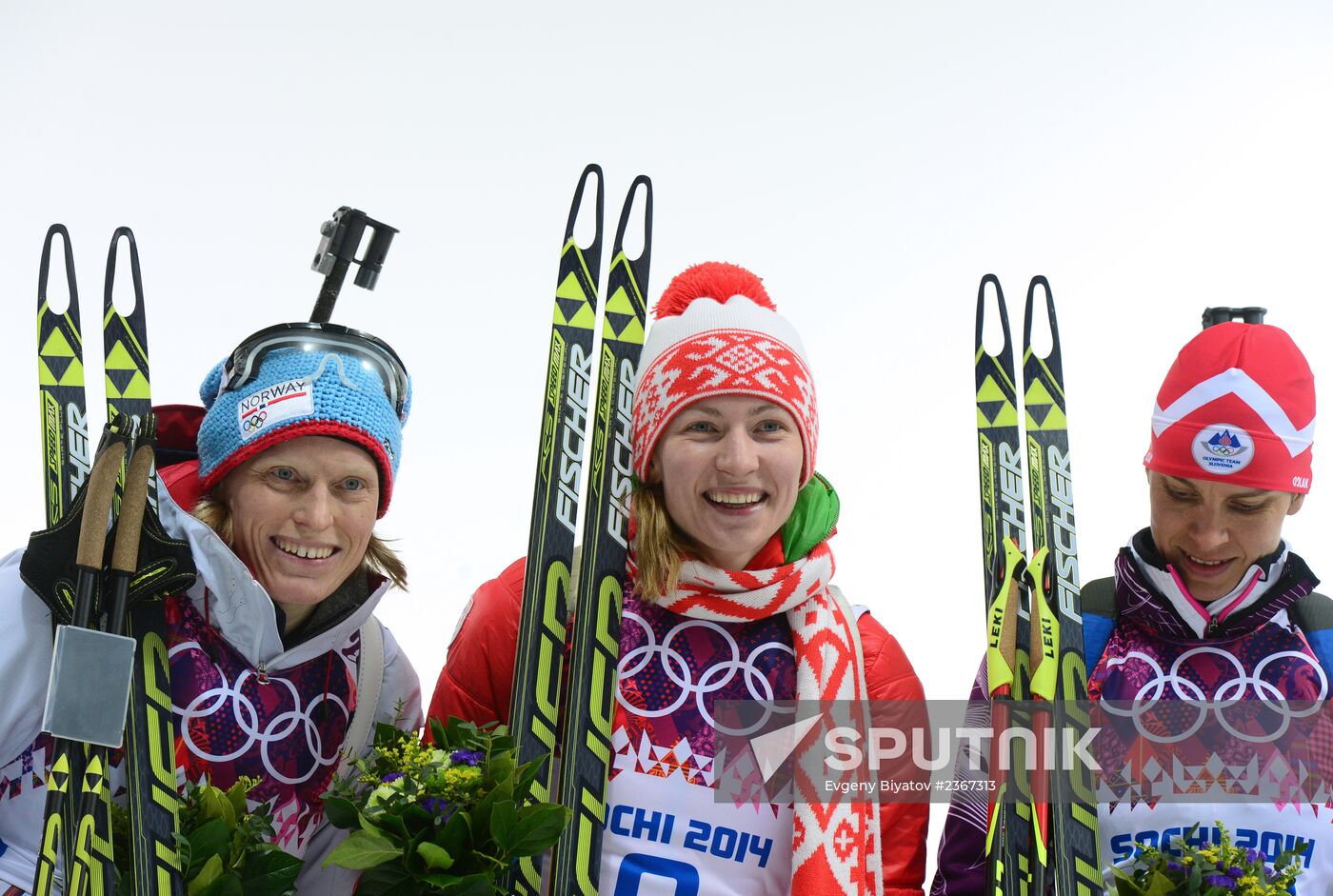 2014 Winter Olympics. Biathlon. Women. Pursuit race