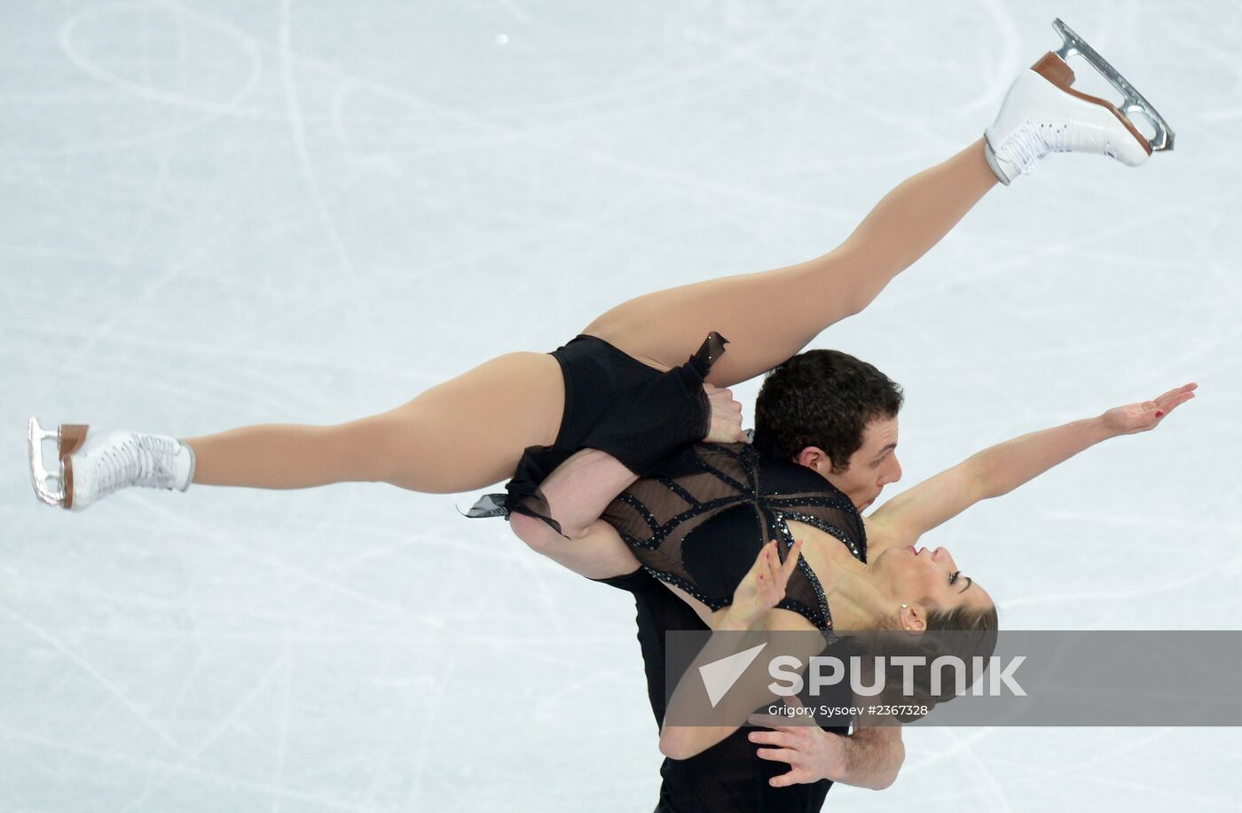 2014 Winter Olympics. Figure skating. Pairs. Short program