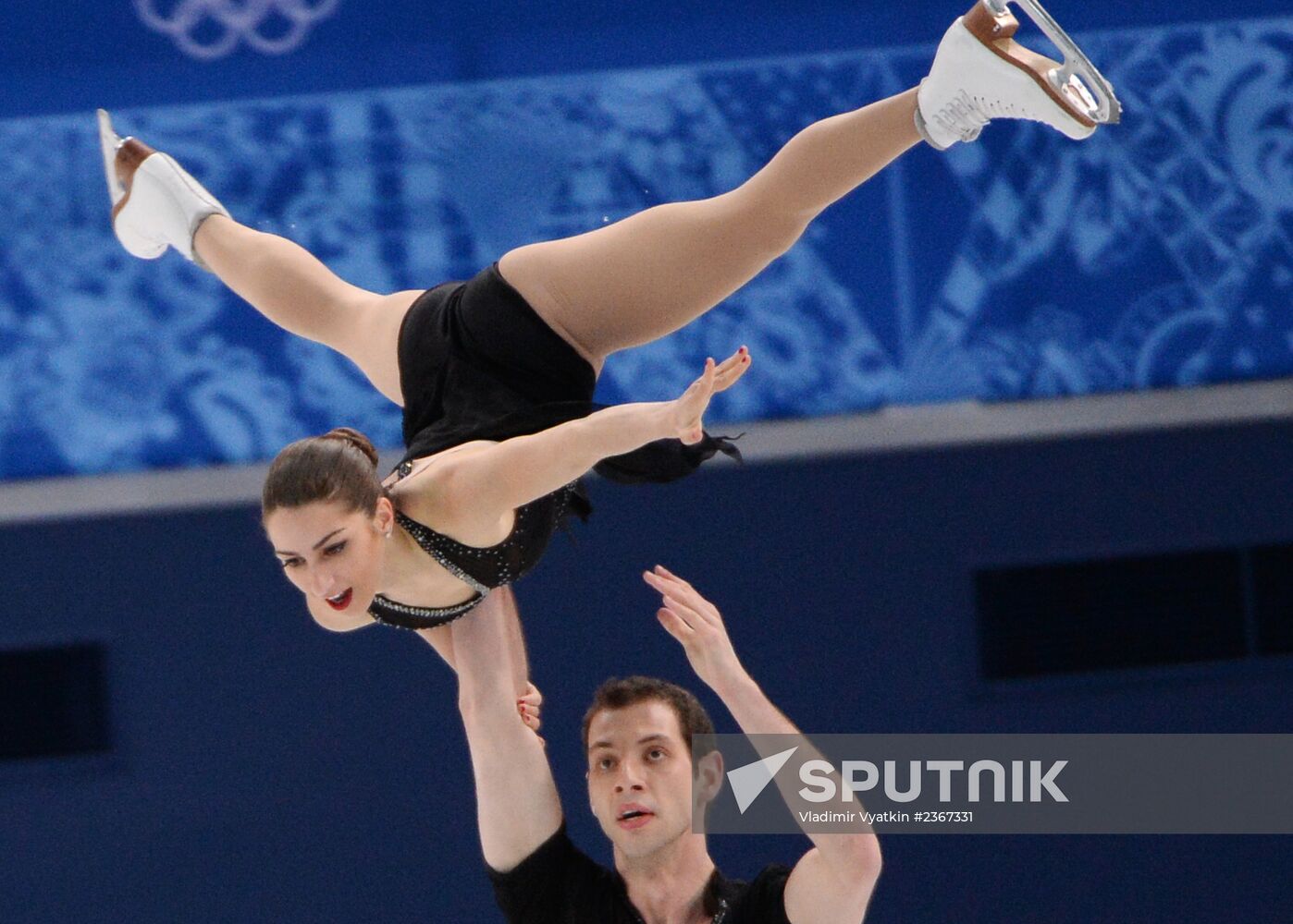 2014 Winter Olympics. Figure skating. Pairs. Short program