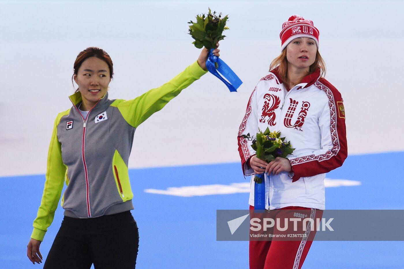 2014 Winter Olympics. Speed skating. Women. 500m