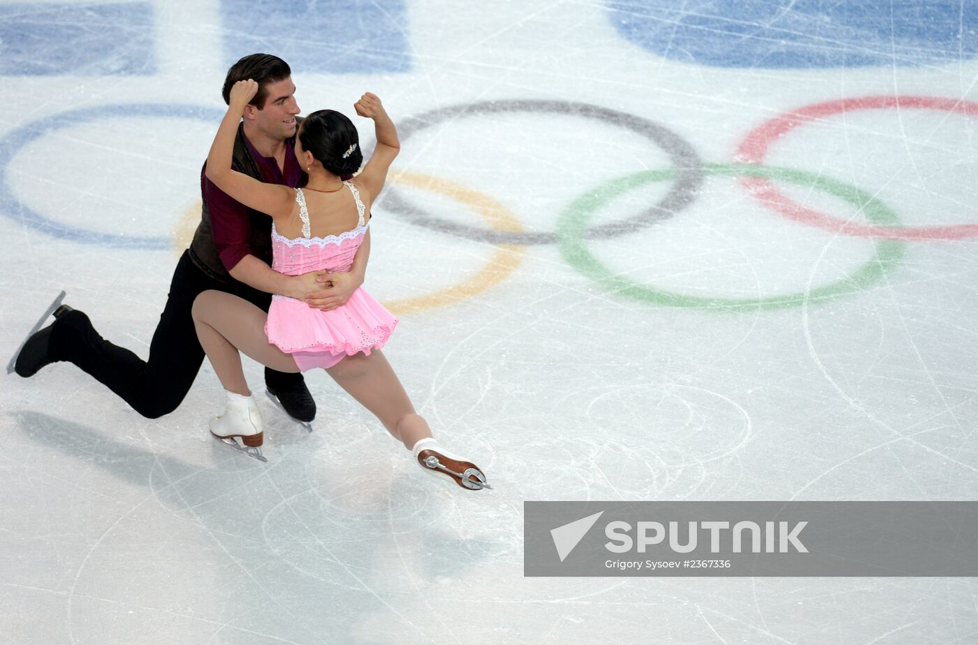 2014 Winter Olympics. Figure skating. Pairs. Short program