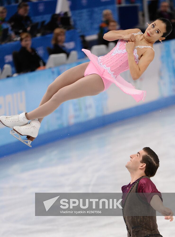 2014 Winter Olympics. Figure skating. Pairs. Short program