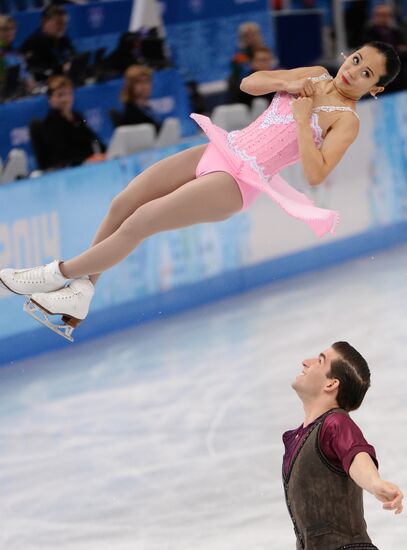 2014 Winter Olympics. Figure skating. Pairs. Short program