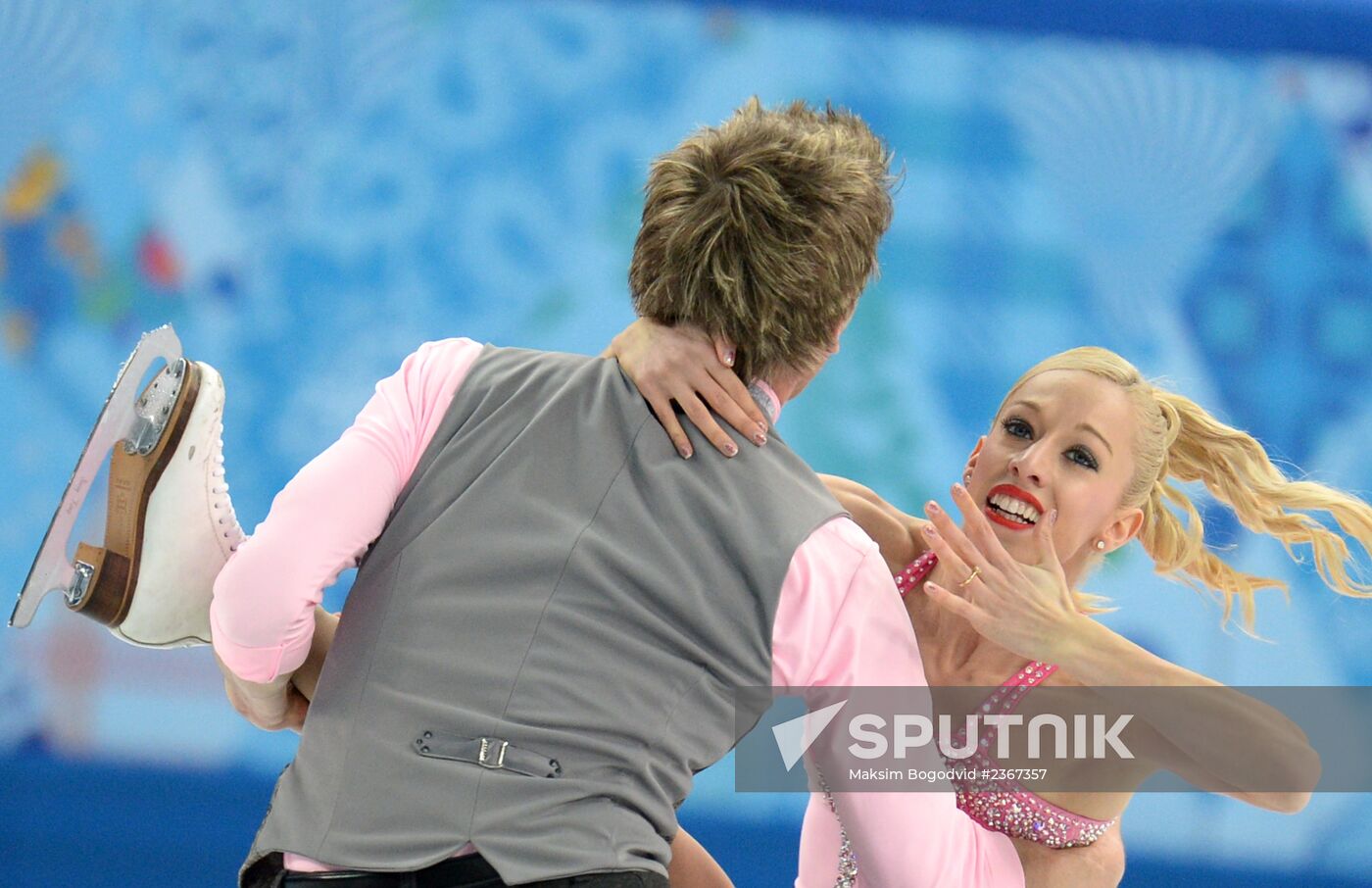 2014 Winter Olympics. Figure skating. Pairs. Short program