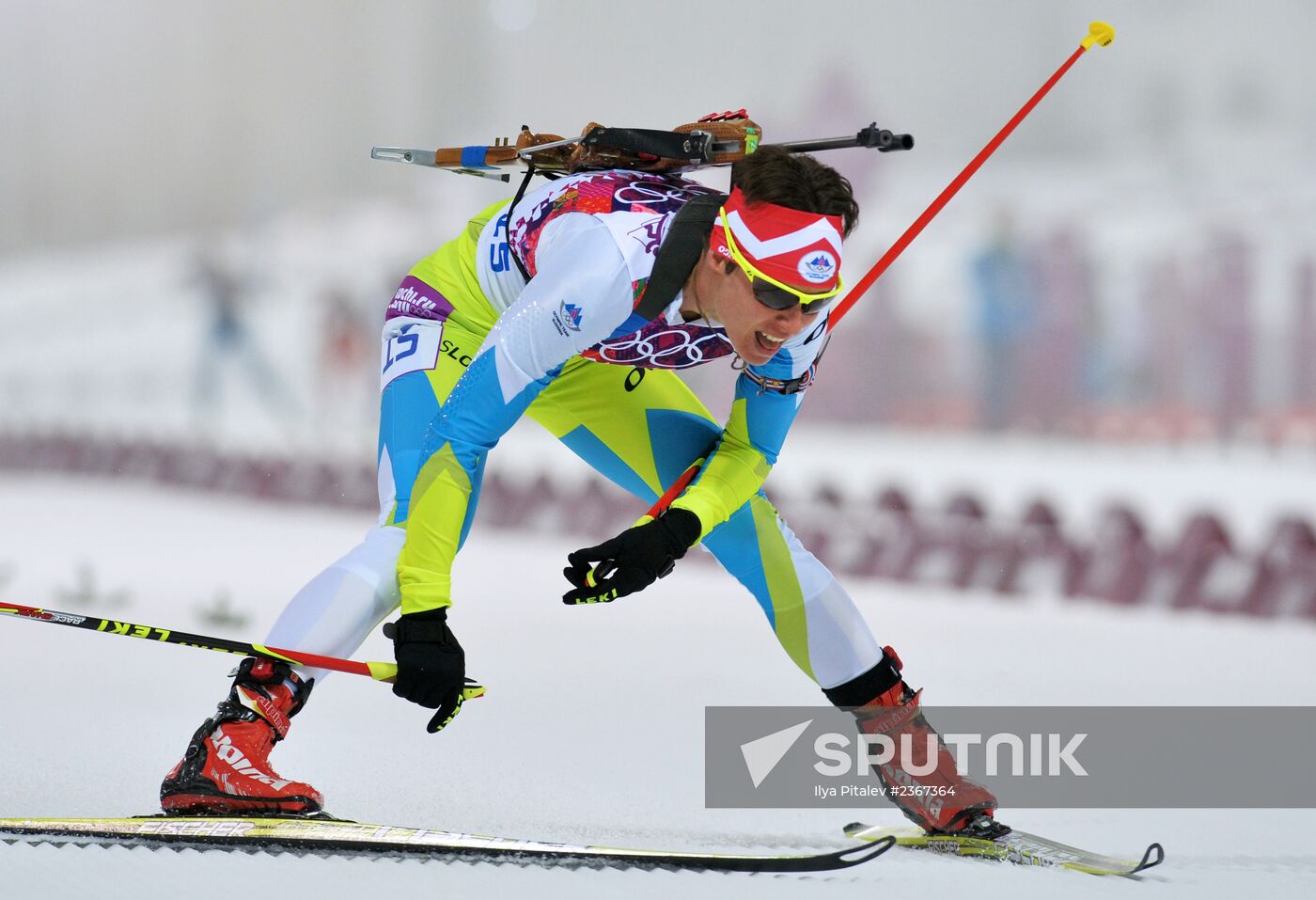 2014 Winter Olympics. Biathlon. Women. Pursuit race