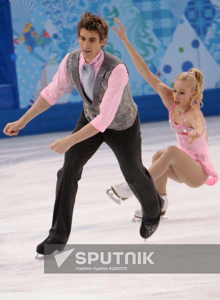 2014 Winter Olympics. Figure skating. Pairs. Short program